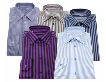 Men's Formal Striped Shirts (pack Of 5)